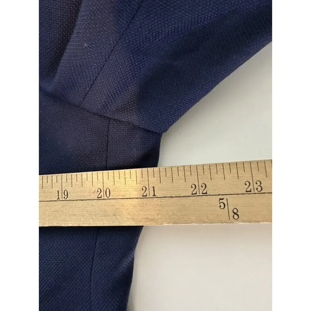 Joseph Abboud Blazer Men 40 Short Blue Heritage Angelico Wool Slim Fit 29-12